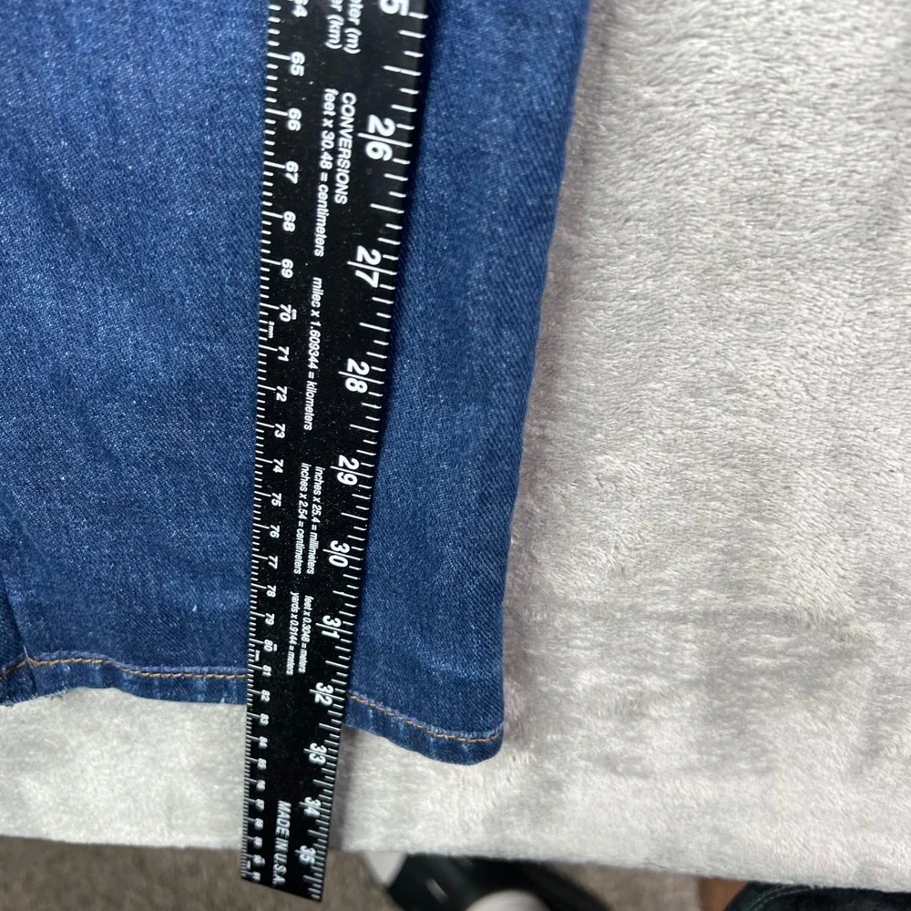 Joe's The Brixton Jeans Mens 32 Blue Solid Straight Narrow Fit Whiskered Denim